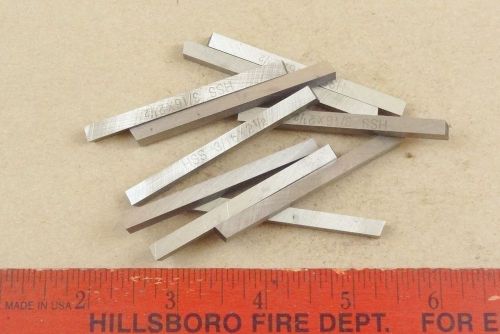 LOT OF 10 NEW UNUSED HSS 3/16&#034; CUTTING TOOL BITS 4 MACHINIST METAL TURNING LATHE