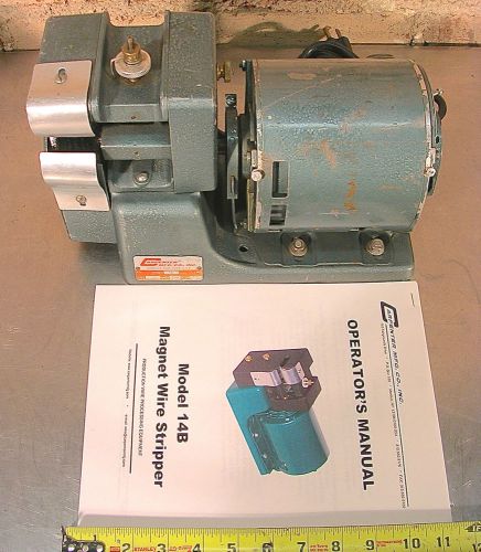 CARPENTER MFG. CO. MODEL 14, HEAVY DUTY MAGNET WIRE INSULATION STRIPPING MACHINE