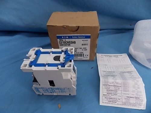 Eaton Cutler Hammer CE15CNS3AB Contactor NEW