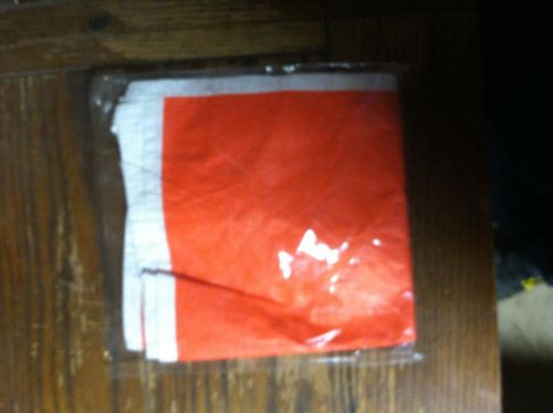 lot of 5 orange hazard vest