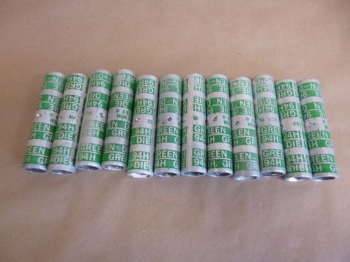 THOMAS &amp; BETTS 400 KCMIL SPLICE CONNECTORS, 12 pcs , GREEN DIE , P/N  60568