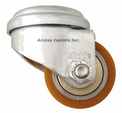 35BVSBHS 35MM Light Duty Blickle Swivel Caster Bolt Hole Fitting, 220 lbs Cap.