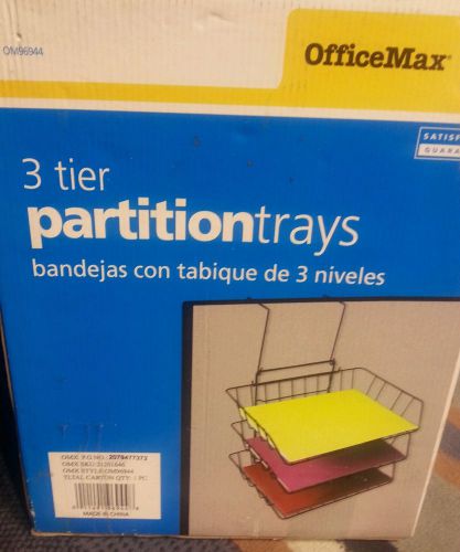 Wire partition additions triple tray for sale