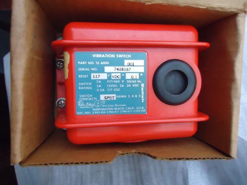 NEW Robertshaw 366 Vibration Switch Vibraswitch SS-6000-001 series