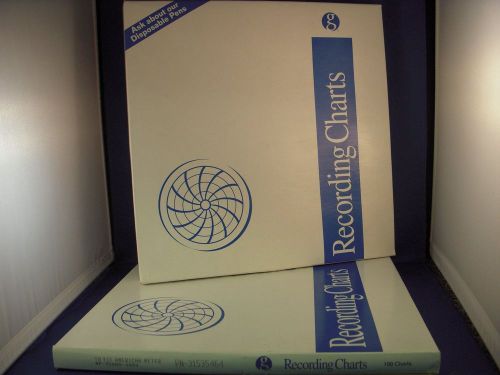 Graphics contols llc. recording charts, 100 per box (lot of 2) 31535464 for sale