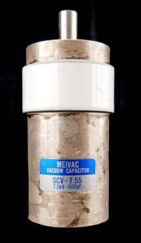 Meivac SCV-7.55 7.5kV-500pF Industrial Heavy-Duty Variable VM Vacuum Capacitor