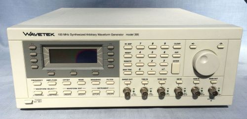 Wavetek 100MHz Synthesized Arbitrary Waveform Generator 395 With Option 001