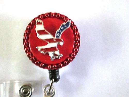 ID BADGE REEL REPUBLICAN EAGLE,,HOSPITAL, OFFICE ,TEACHER,POLITICIAN,VOTER