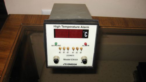 OMEGA HIGH TEMPERATURE CONTROLLER ALARM, MODEL CN101 Type J 0-500 C