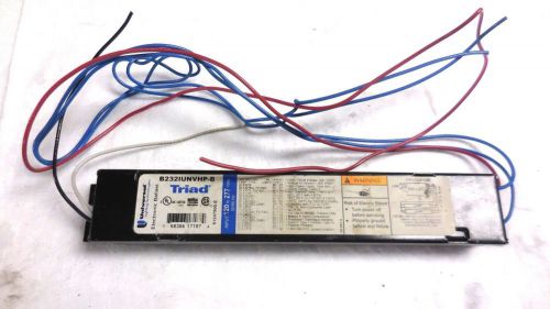 TRIAD ELECTRONIC BALLAST 120/277 V 50/60 HZ B232IUNVHP