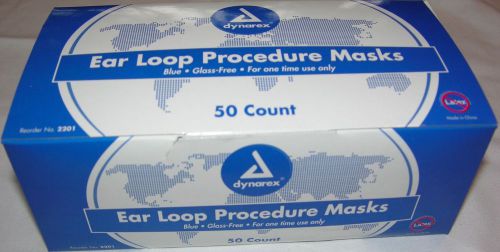 Dynarex Face Mask Ear Loop 50/Box No.2201