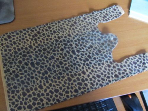 Leopard print plastic medium size merchandise ag 11x6x21  Lot of 18