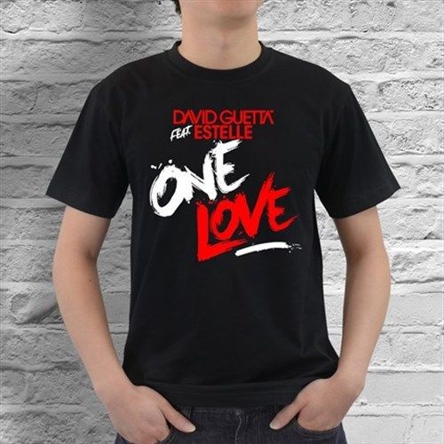 New David Guetta One Love Album Mens Black T-Shirt Size S, M, L, XL, XXL, XXXL