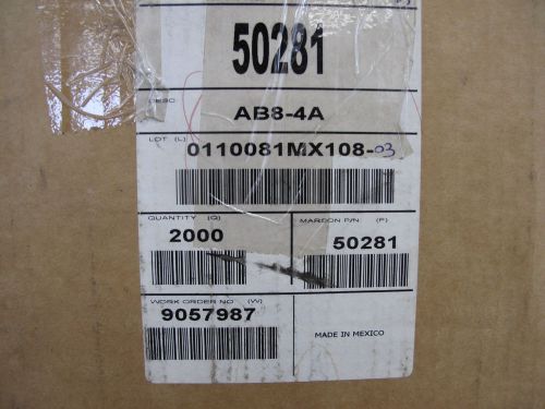 Marson AB8-4A- Aluminum/Aluminum Button Head Rivets #AB8-4A (2000 pieces)