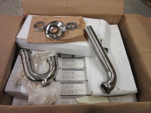 23 SAMUEL LEVINE TRAP DRAIN SD P-TYPE SINK CHROME WATER PLUMBING 1 1/4 NEW