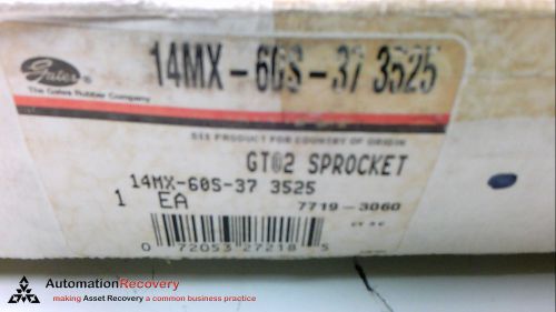 GATES 14MX-60S-37; HIGH TORQUE DRIVE (HTD) BELT SPROCKET, NEW