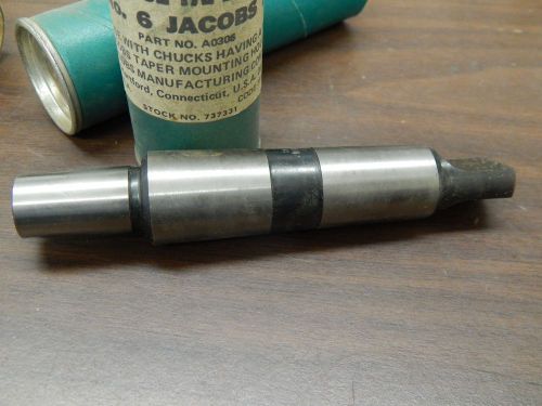 No. 3 Morse Taper with No. 6 Jacobs Taper Jacobs Original