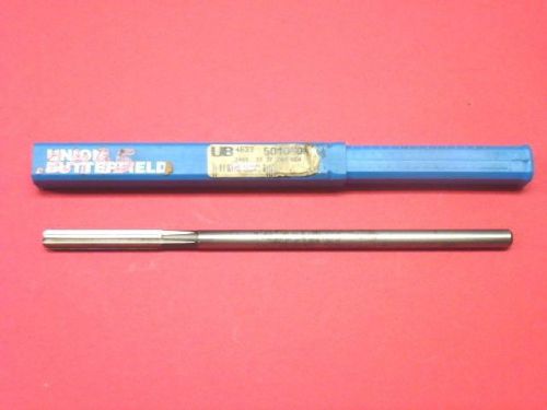 NOS! UNION BUTTERFIELD .2495&#034; CHUCKING REAMER, 4533, #5010609