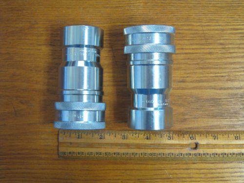 2 hydraulic couplers, parker 6600 series part  #6601-16-16 phk, 1&#034; npt, new for sale