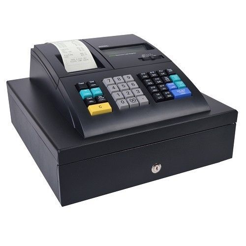 Royal 210dx b1 electronic cash register 2lcd 1500 plus 24 dpts 10 id black for sale