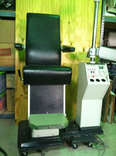 Ophthalmic Chair And Stand: Burton Dura Test Unit Deluxe Model 2001