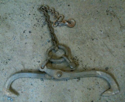 Antique Logging Skidding Tongs