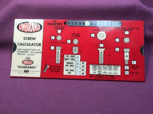 T2: unbrako screw calculator. free shipping in us for sale