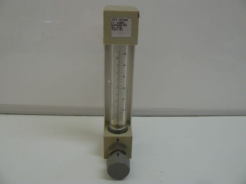 ROTA YOKOGAWA ROTAMETER PMAX 16BAR TS-10C/80C NI/MIN AIR 20C 4 BAR GAUGE