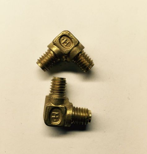 Hoke Gyrolok 2LU-BR 1/8&#034; Brass Elbow [Lot of 3]