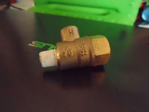 WATTS 1/8   LF-NPT-TC Test Cock, 1/8 In, Use w/Backflow Prevent