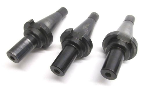 3 ERICKSON QUICK-CHANGE JACOBS TAPER #3 DRILL CHUCK ARBORS w/ NMTB30 SHANKS