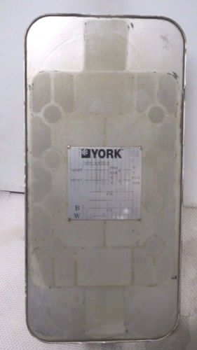 YORK INDUSTRIAL HEAT EXCHANGER 450 PSIG TO 31 BAR