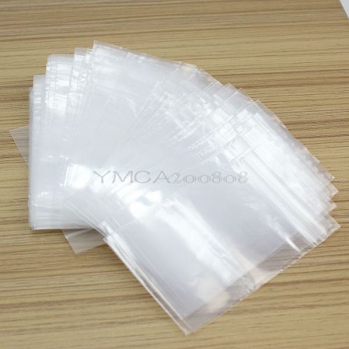 1 Pack Plastic Zipped Lock Ziplock Reclosable Bags Jewelry Gift Packaging 6x9cm