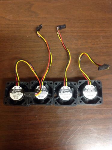 Lot of 4, 12V DC Fine Ace Brushless Case Fans by SanyoDenki - 07912S - NEW (C4)