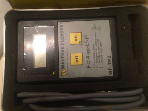 tensionrite belt frequency meter Walther Flender