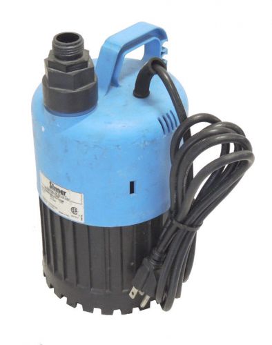 Simer 2385 Submersible Utility Pump 1/2 HP Sump 20 Ft 3000 GPH / Warranty