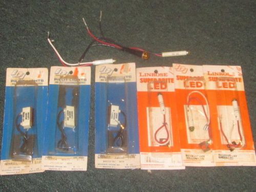 New 3 idi pilot lights &amp; 3 linrose led lights  3 loose led lights for sale