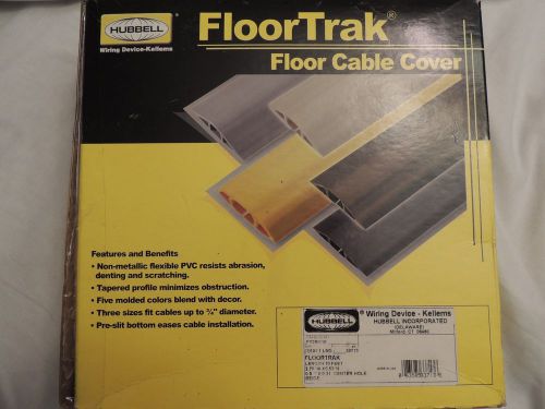 HUBBELL FT2BG10 10 FOOT FLOORTRAK FLOOR CABLE COVER BEIGE  2.75&#034; W X .53&#034; High