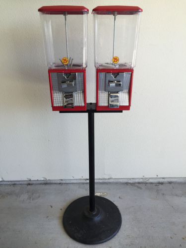 2 Northwestern 25? Candy Machines with Cast Iron Stand  - Excellent condition