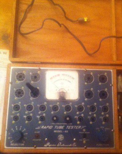 Vintage rapid tube tester - model 82 - superior instruments co for sale