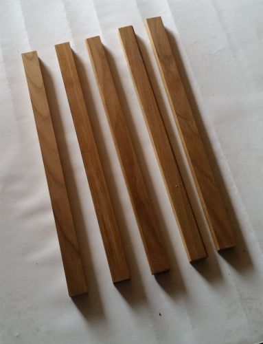 5 teak boards @ 3/4&#034; x 1.25&#034; x 16-21&#034; exotic wood turning spindle lumber (#t6) for sale