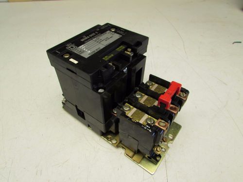 SQUARE D 8536SDO1S MOTOR STARTER NEMA SIZE 2 SERIES A 120 VOLT COIL NICE TAKEOUT