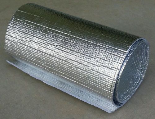 Reflective insulation heat shield, double sided, thermal insulation 14&#034; by 50&#034; for sale