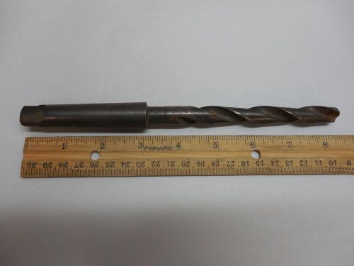 1/2&#034; MORSE TAPER #2 DRILL BIT 8-1/4&#034; OAL HSS MT#2 MACHINIST TOOLS