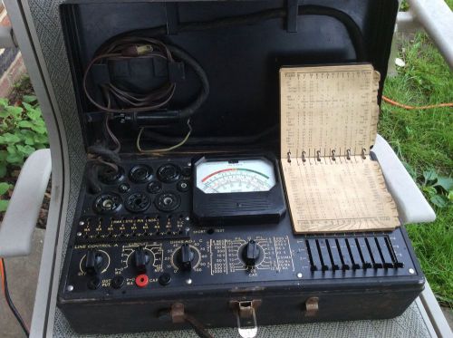 Vintage Military U.S. Army Signal Corps Field Tube Tester Triplett 1183-SC