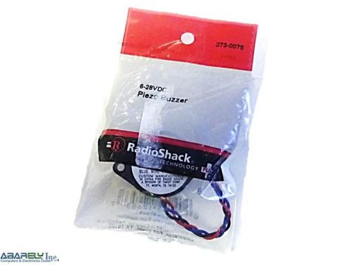 RadioShack 6-28VDC Piezo Buzzer # 273-0075