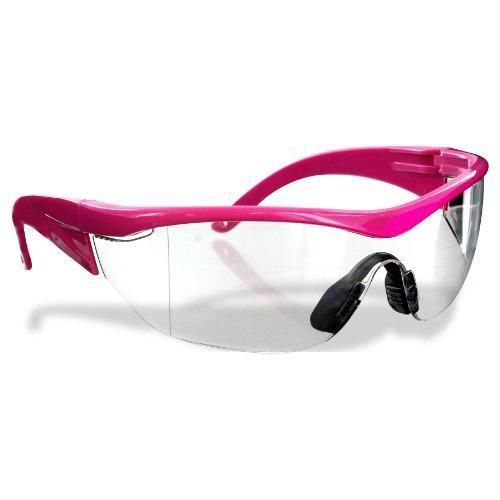 Safety girl sc-282 polycarbonate navigator safety glasses, clear lens, pink new for sale