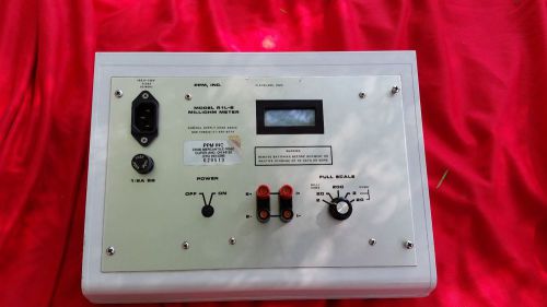 PPM INC MODEL R 1L-B MILLOHM  METER  WORKS