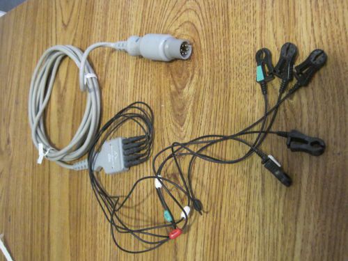 6 Pin ECG Cable - 5 Lead DIN Used with Datascope Passport Invivo 9204