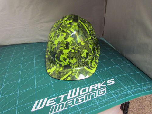 hard hat custom hydro dipped , OSHA approved , JOKER